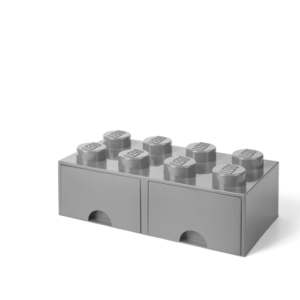 Caixa de Arrumação Lego 8 com Gavetas Cinzento