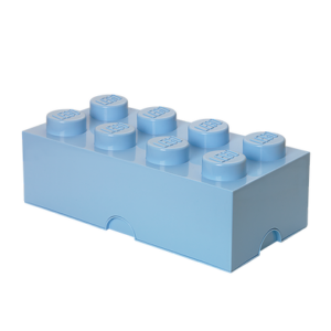 Caixa de Arrumação Lego 8 Azul Claro